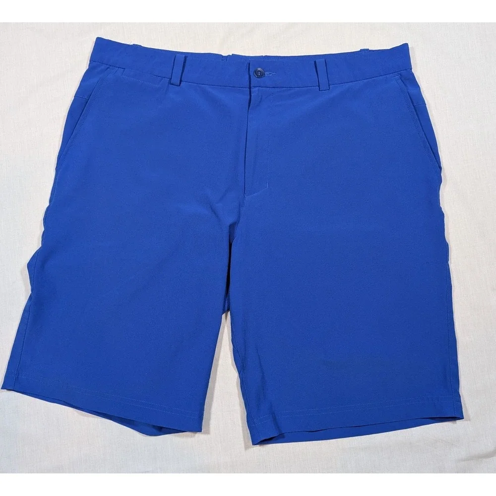 Nike Golf Tour Performance Dri-Fit Men's Shorts Blue Size 36 Wicking‎ Stretch - Picture 2 of 9
